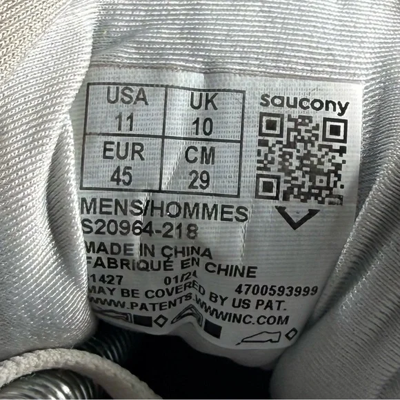 Saucony Triumph 22 Form-Fit Cloud Navy Running Shoes Sneakers Men's Size 11 - Picture 13 of 13